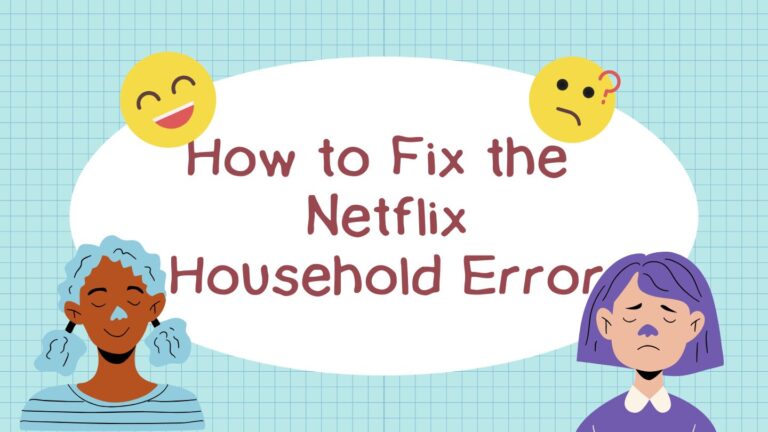 A sky blue background with the article title written in the middle, accompanied by an emoji smiley face and an emoji question mark.